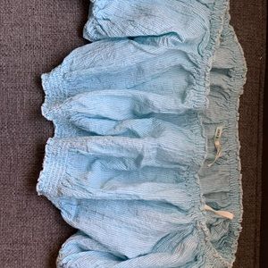 Urban Outfitters sheer off-the-shoulder crop top